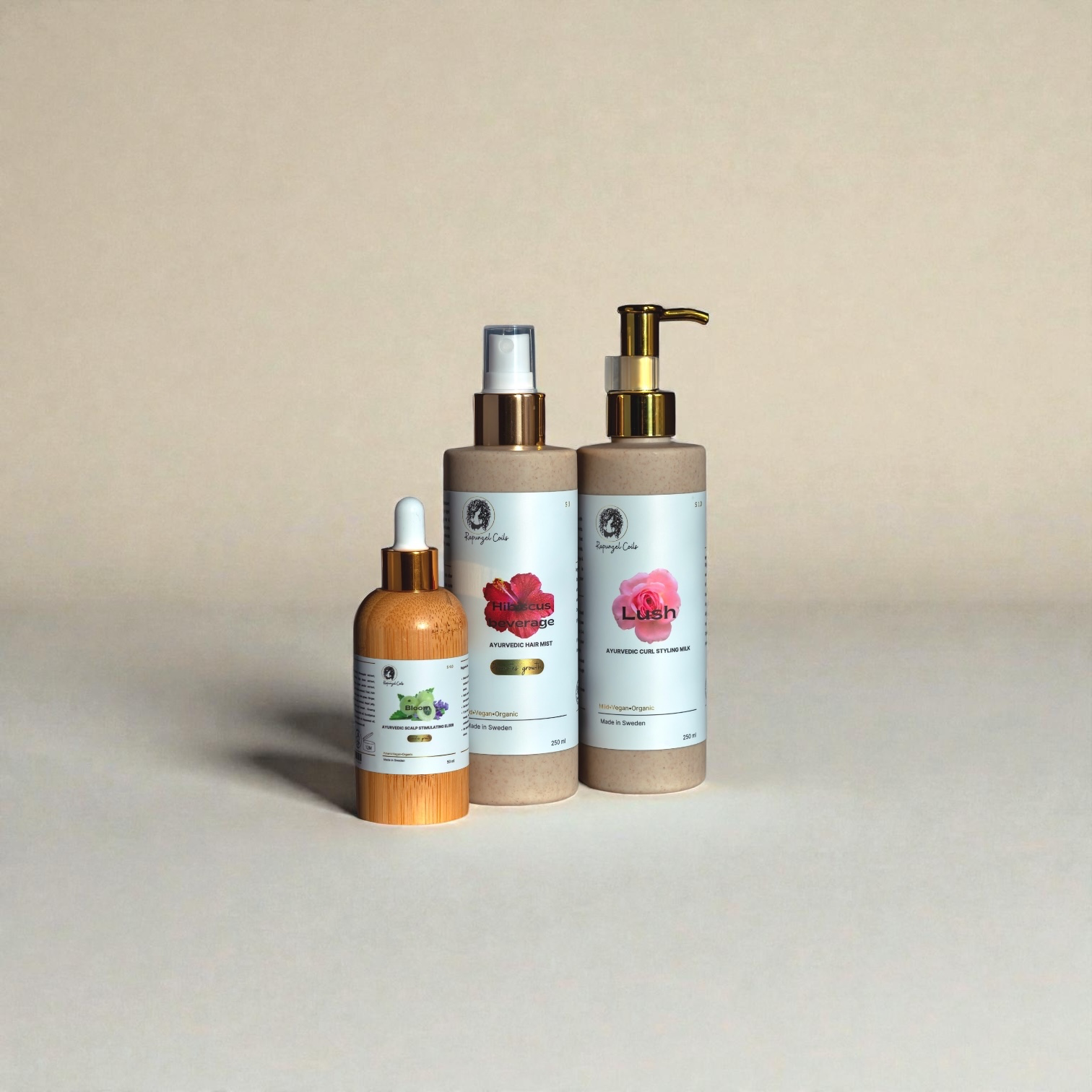 Rapunzel Coils protective style products used to Grow, Hydrate and moisturize afro textured hair