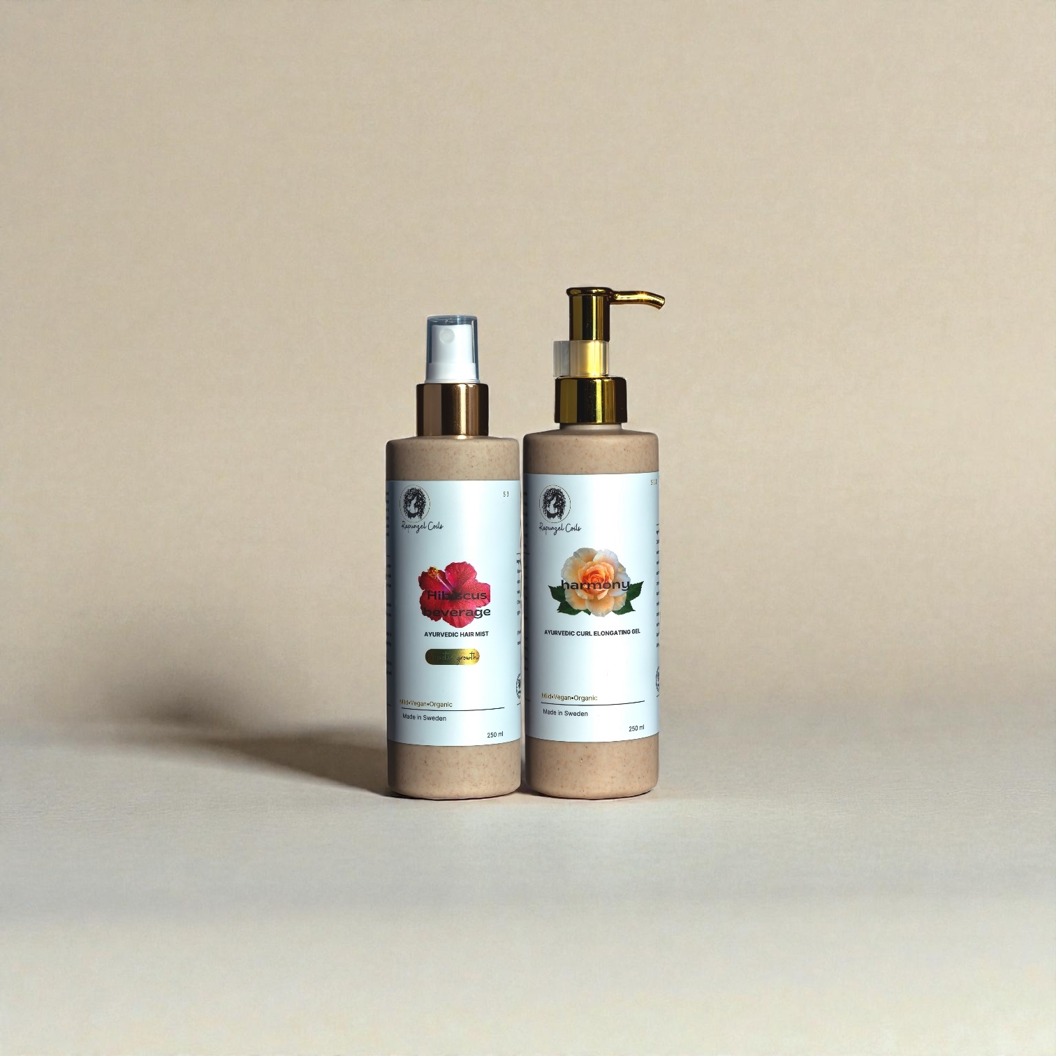 Rapunzel Coils curl styling kit that hydrates ,elongates for afro textured hair.